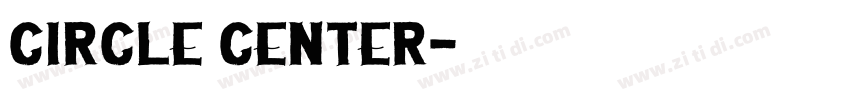 Circle Center字体转换